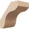 Ekena Millwork 5-inch W x 8-inch D x 8-inch H Stanfield Rough Cedar Woodgrain TimberThane Knee Brace, Primed BRCUR05X08X08STARCPR - alternate 1